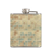 レトロの幾何学的なパターン2 フラスク (裏面)