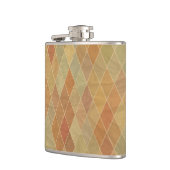 レトロの幾何学的なパターン2 フラスク (左)