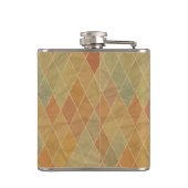 レトロの幾何学的なパターン2 フラスク (裏面)
