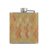レトロの幾何学的なパターン2 フラスク (裏面)