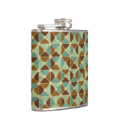 レトロの幾何学的なパターン2 フラスク (右)