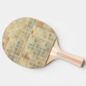 レトロの幾何学的なパターン2 卓球ラケット (横)