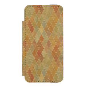 レトロの幾何学的なパターン2 iPhone SE/5/5sウォレットケース