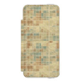 レトロの幾何学的なパターン2 INCIPIO iPhoneウォレットケース (フォリオ 正面)