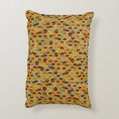 レトロの幾何学的なパターン3 アクセントクッション (裏面(縦))