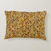 レトロの幾何学的なパターン3 アクセントクッション (裏面)