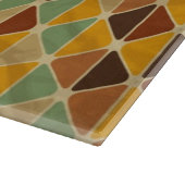 レトロの幾何学的なパターン3 カッティングボード (角)