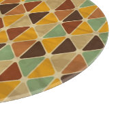 レトロの幾何学的なパターン3 カッティングボード (角)