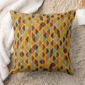 レトロの幾何学的なパターン3 クッション (ブランケット)