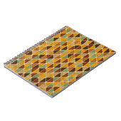 レトロの幾何学的なパターン3 ノートブック (左側)