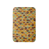 レトロの幾何学的なパターン3 バスマット (正面縦)