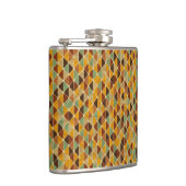 レトロの幾何学的なパターン3 フラスク (右)