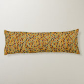 レトロの幾何学的なパターン3 ボディピロー (裏面)