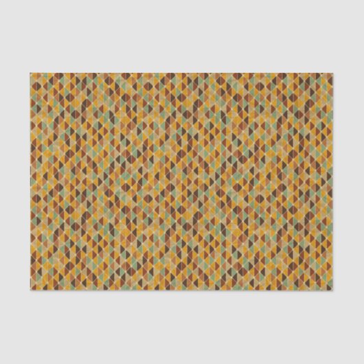 レトロの幾何学的なパターン3 薄葉紙 (正面)