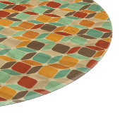 レトロの幾何学的なパターン4 カッティングボード (角)