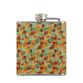 レトロの幾何学的なパターン4 フラスク (裏面)