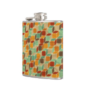 レトロの幾何学的なパターン4 フラスク (左)