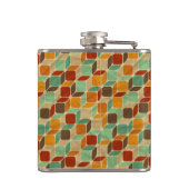 レトロの幾何学的なパターン4 フラスク (裏面)