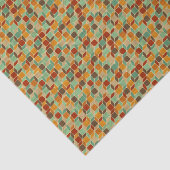 レトロの幾何学的なパターン4 薄葉紙 (詳細)