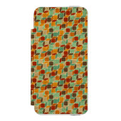 レトロの幾何学的なパターン4 INCIPIO iPhoneウォレットケース (フォリオ 正面)