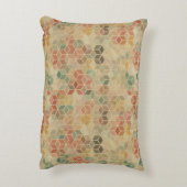 レトロの幾何学的なパターン5 アクセントクッション (裏面(縦))