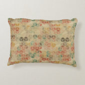 レトロの幾何学的なパターン5 アクセントクッション (裏面)