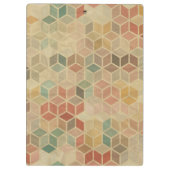 レトロの幾何学的なパターン5 クリップボード (裏面)