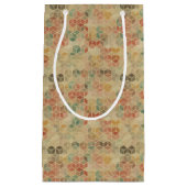 レトロの幾何学的なパターン5 スモールペーパーバッグ (正面)