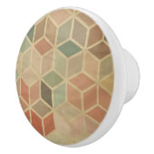 レトロの幾何学的なパターン5 セラミックノブ (右)