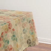 レトロの幾何学的なパターン5 テーブルクロス (インサイチュ)