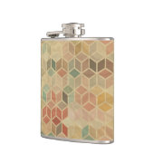 レトロの幾何学的なパターン5 フラスク (左)