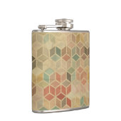 レトロの幾何学的なパターン5 フラスク (右)