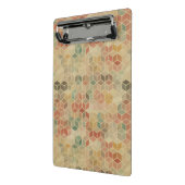 レトロの幾何学的なパターン5 ミニクリップボード (アングル2)