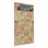 レトロの幾何学的なパターン5 ミニクリップボード (アングル)