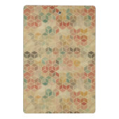 レトロの幾何学的なパターン5 ミニクリップボード (裏面)