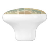 レトロの幾何学的なパターン6 セラミックノブ (側面)