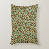 レトロの幾何学的なパターン アクセントクッション (正面(垂直))