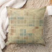 レトロの幾何学的なパターン クッション (ブランケット)