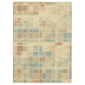 レトロの幾何学的なパターン クリップボード (裏面)