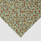 レトロの幾何学的なパターン 薄葉紙 (詳細)