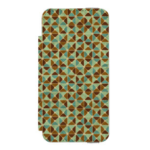レトロの幾何学的なパターン iPhone SE/5/5sウォレットケース