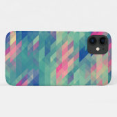 レトロの幾何学的な三角形パターン銀河系の箱 Case-Mate iPhoneケース (裏面(横))