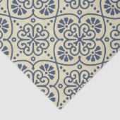 レトロの幾何学的な花の装飾用パターン 薄葉紙 (詳細)