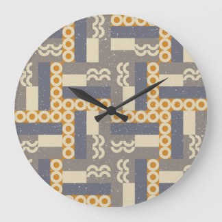 レトロの幾何形状、パタモダンーン ラージ壁時計