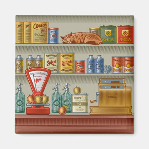 レトロの店 マグネット