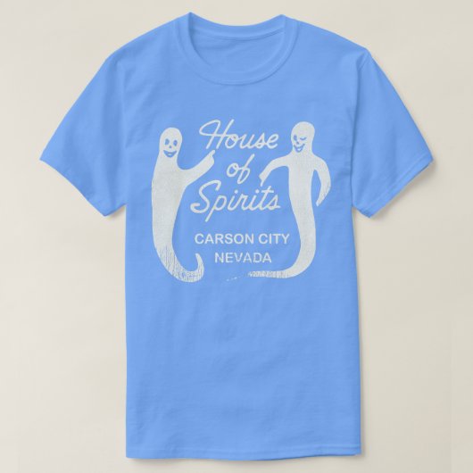 レトロの廃墟ハウスオブスピリッツ市ネバダ Tシャツ (デザイン正面)