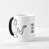 レトロの忙しい主婦 モーフィングマグカップ (正面左)