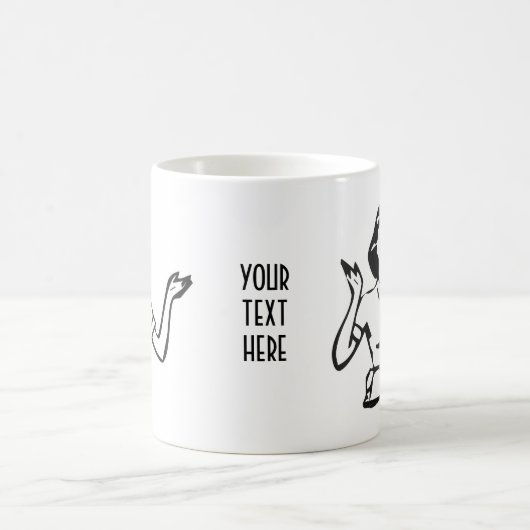 レトロの忙しい主婦 モーフィングマグカップ (中央)