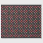 レトロの悪魔の頭部 ラッピングペーパー (フラット)