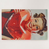 レトロの愛: 1950年代のハートグロー ジグソーパズル (横)